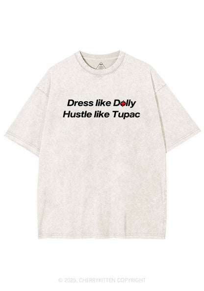Dress Like Doll Y2K Shirts Washed Tee Cherrykitten