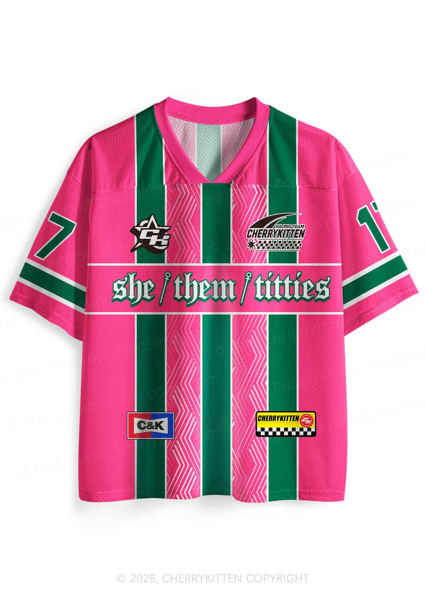 She Them Txtties Pride Y2K Sport Jersey Shirts Cherrykitten