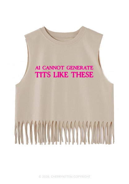 Ai Cannot Generate Txts Y2K Fringe Tank Top Cherrykitten