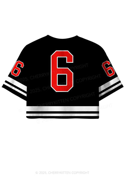 Custom Halloween Ghost Knife Y2K Crop Sport Jersey Shirts Cherrykitten