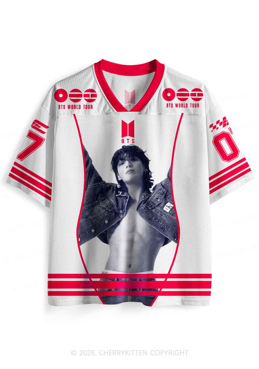 Cowboy Boy Kpop Y2K Sport Jersey Shirts Cherrykitten