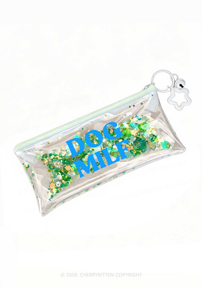 Dog Mxxf Y2K Quicksand Transparent Pencil Pouch Cherrykitten