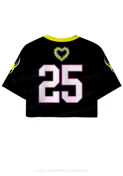 Custom I Look Fine Y2K Crop Sport Jersey Shirts Cherrykitten
