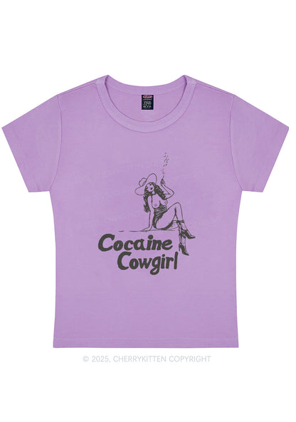 Curvy Cola Cowgirl Y2K Baby Tee Cherrykitten