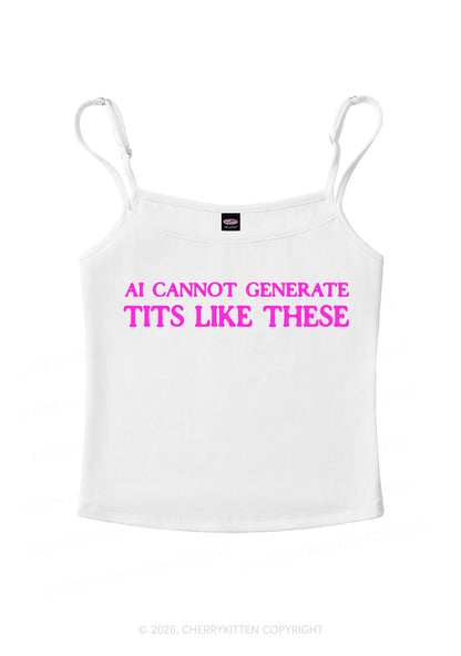 Ai Cannot Generate Txts Y2K Spaghetti Strap Cami Cherrykitten