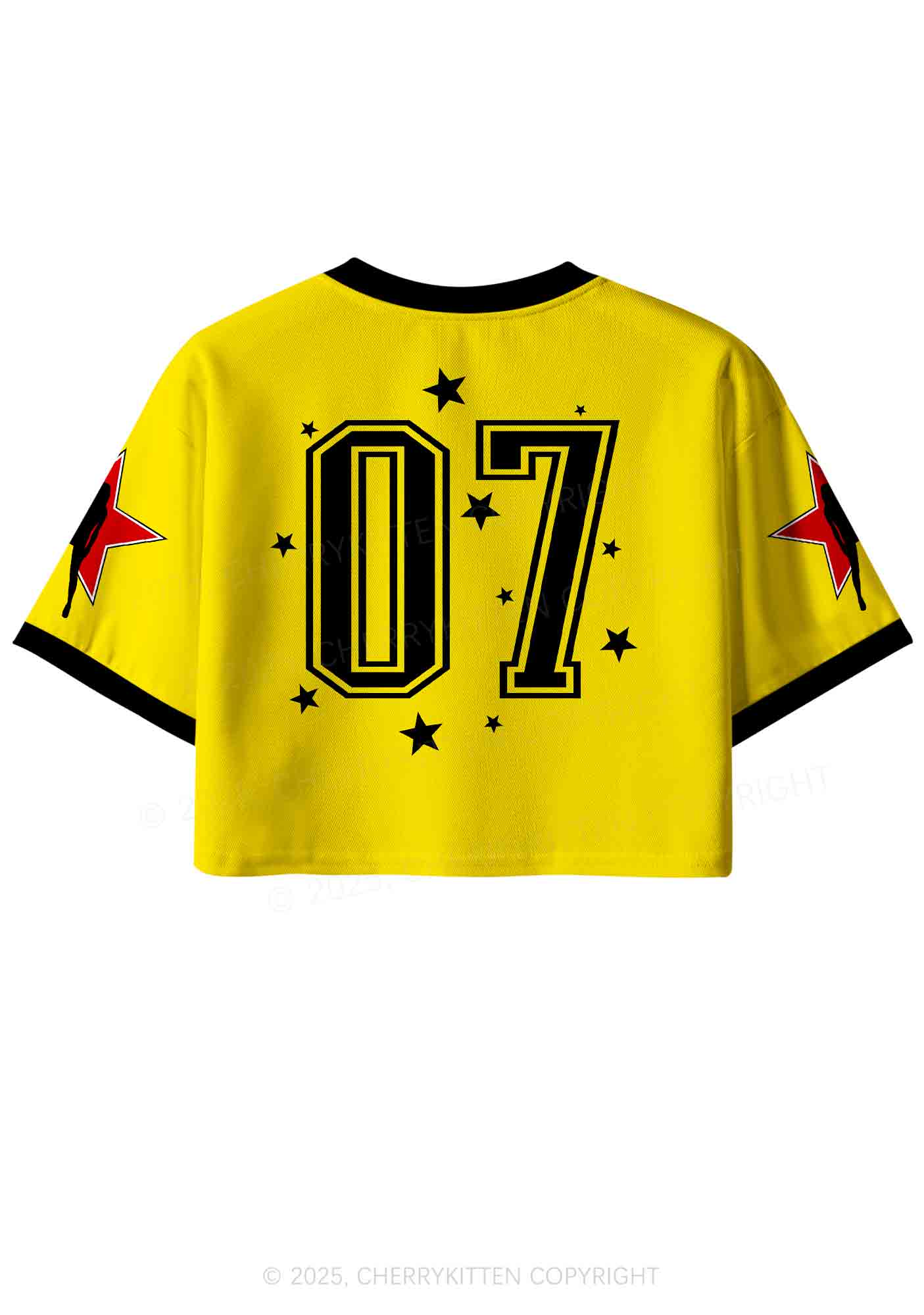 Custom Stargirl Y2K Crop Sport Jersey Shirts Cherrykitten