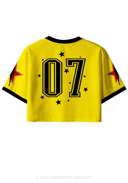 Custom Stargirl Y2K Crop Sport Jersey Shirts Cherrykitten