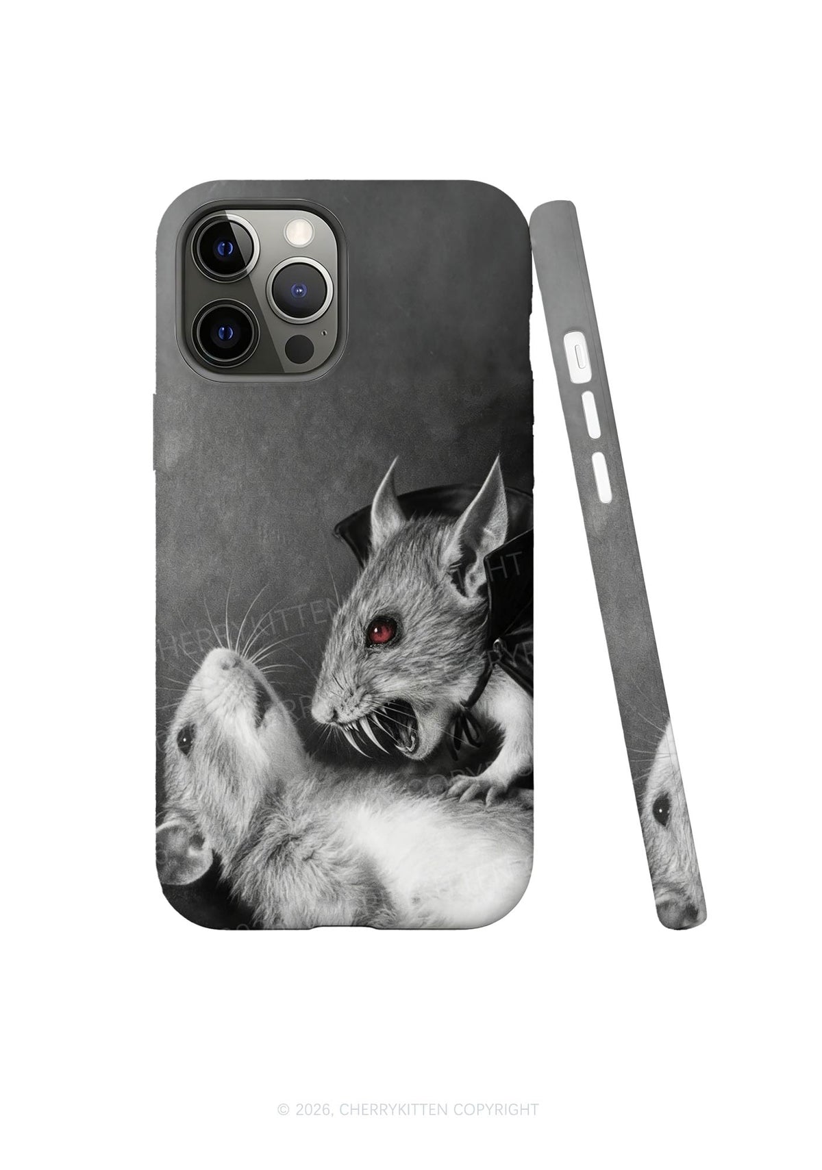 Halloween Vampire Rat Y2K Phone Case Cherrykitten