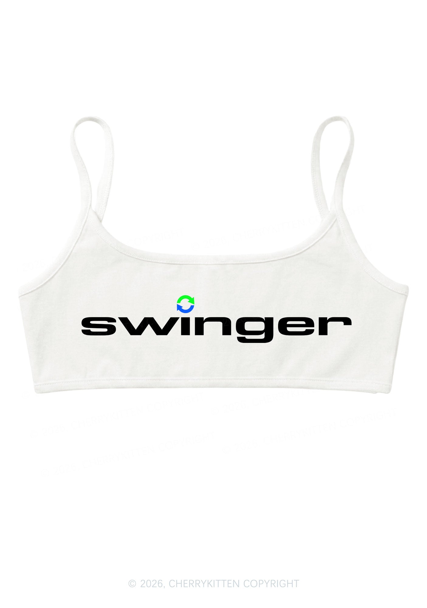 Swinger Y2K Super Crop Cami Cherrykitten