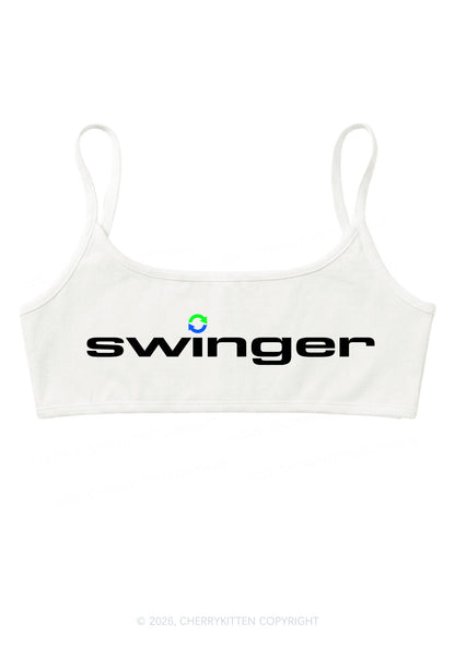 Swinger Y2K Super Crop Cami Cherrykitten