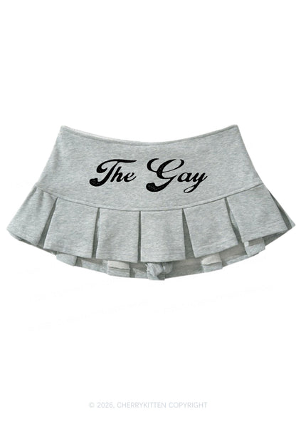The Gay Pride Y2K Mini Pleated Skirts Cherrykitten