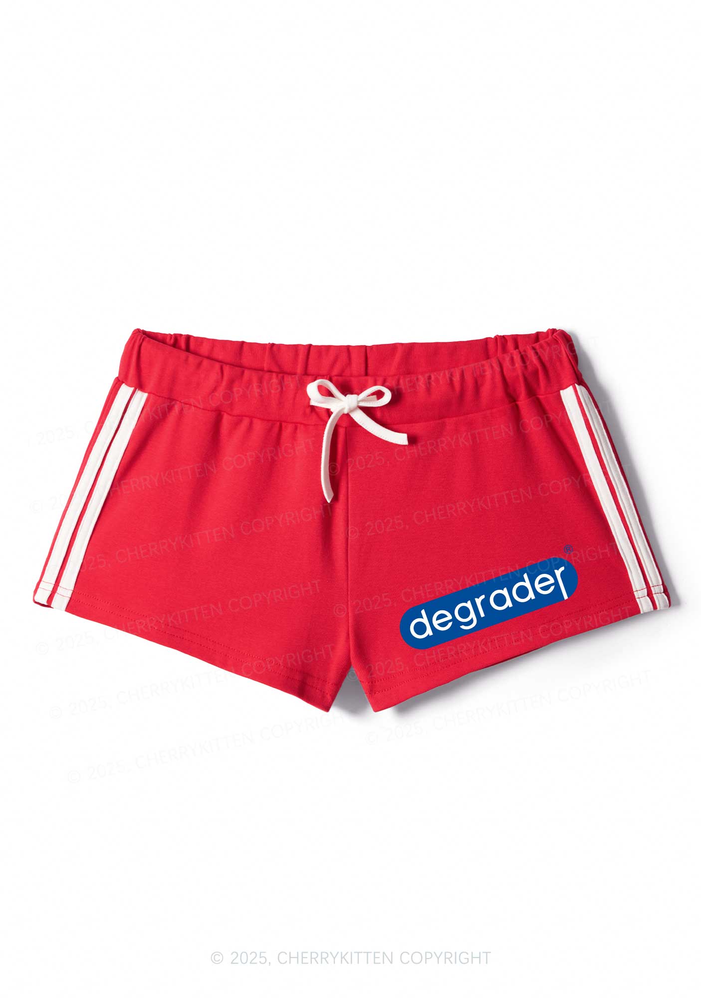 Degrader Y2K Drawstring Mini Shorts Cherrykitten