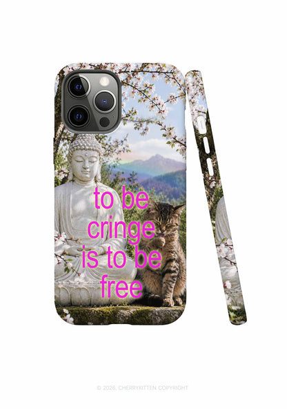 Be Cringe Be Free Y2K Phone Case Cherrykitten