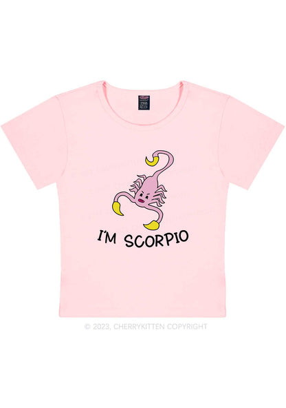 I'm Scorpio Y2K Baby Tee Cherrykitten