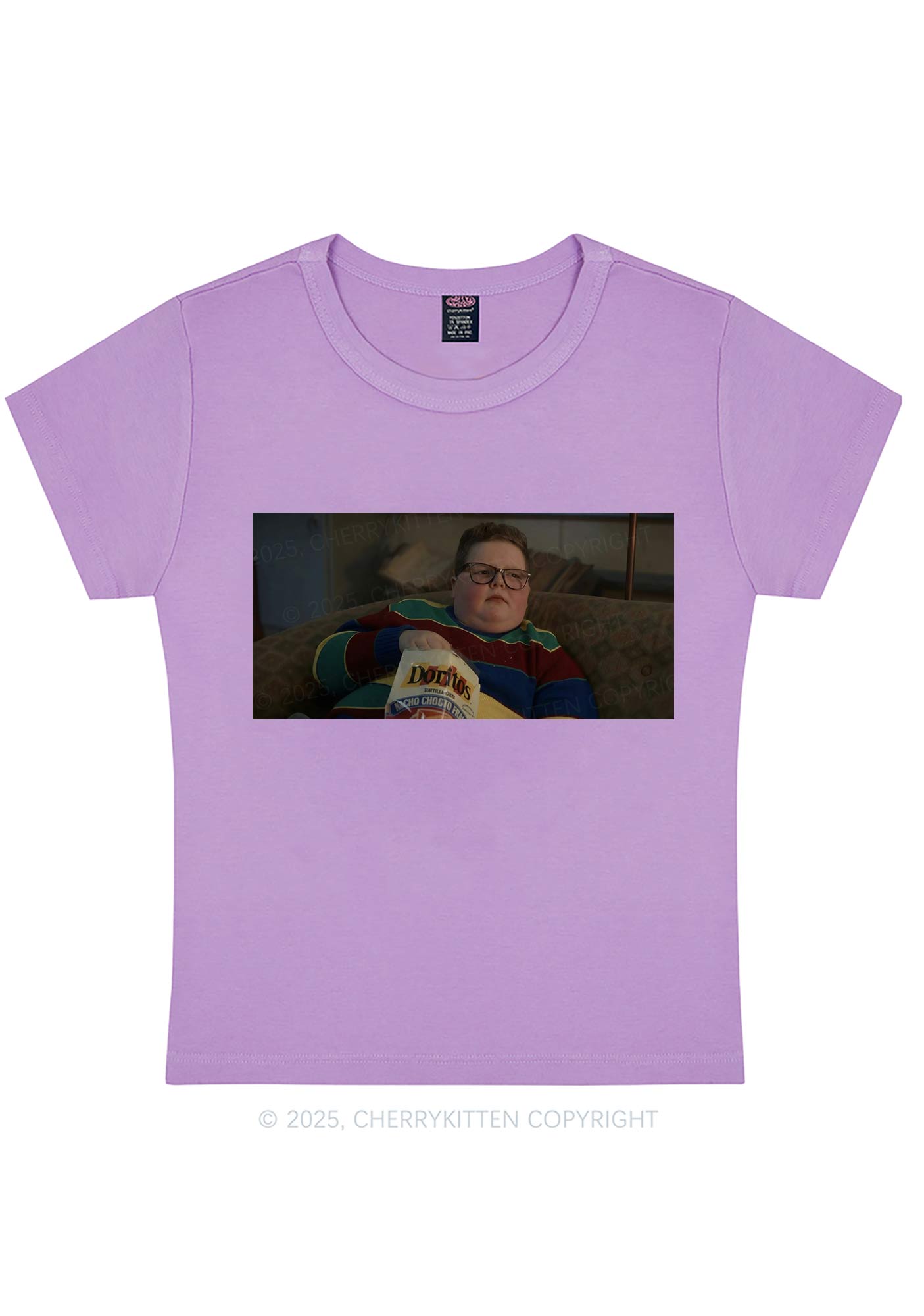 Snack Break Y2K Baby Tee Cherrykitten