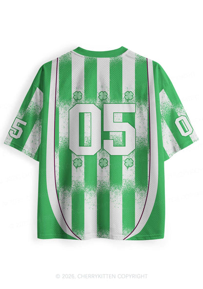 Custom Dibs On The Redhead St Patricks Y2K Sport Jersey Shirts Cherrykitten