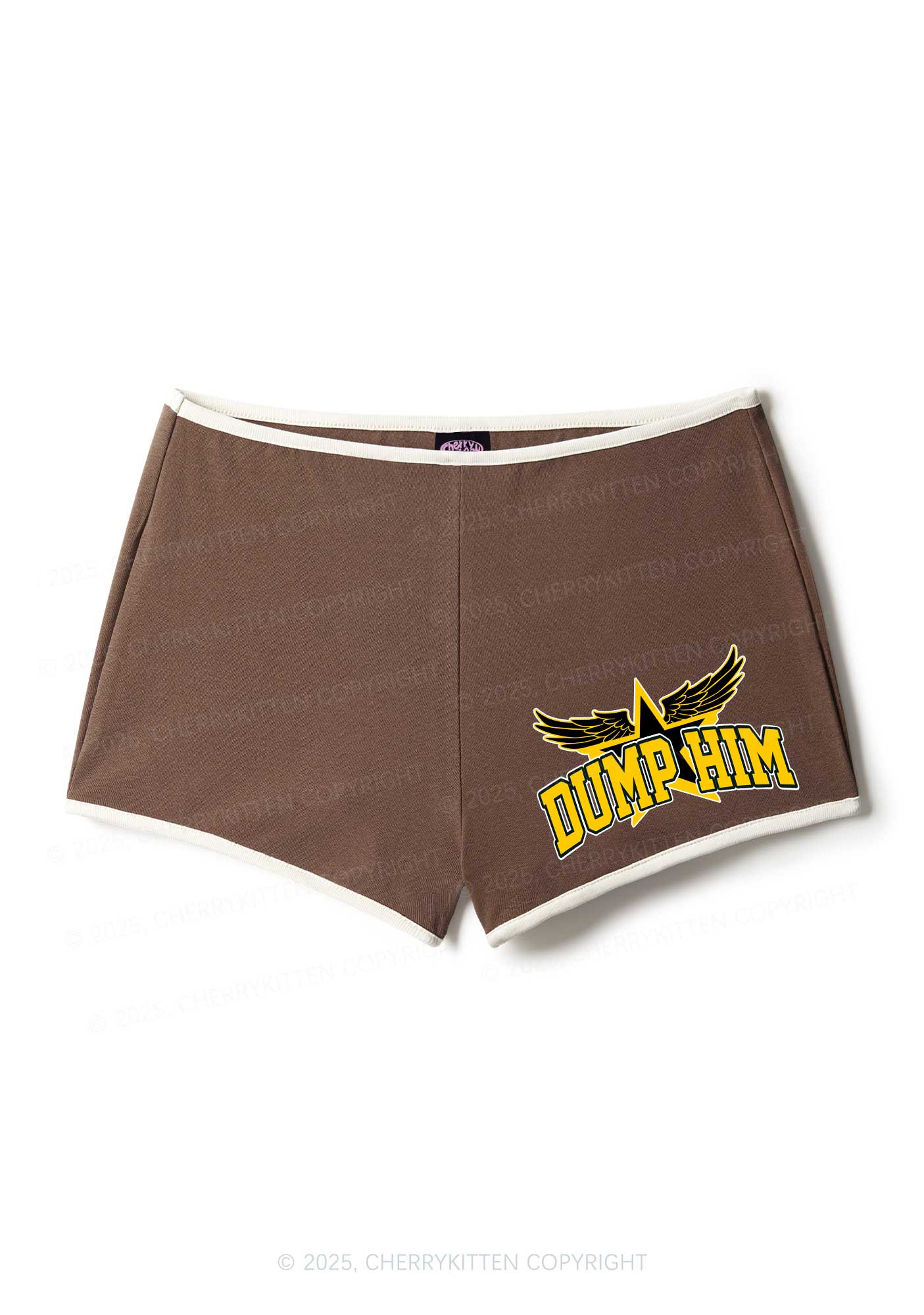 Dump Him Winged Star Y2K Booty Shorts Cherrykitten