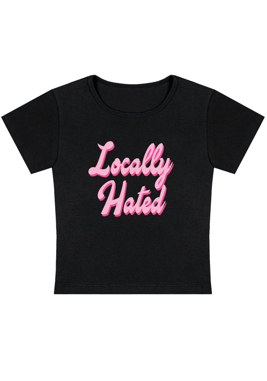 Locally Hated Y2K Baby Tee