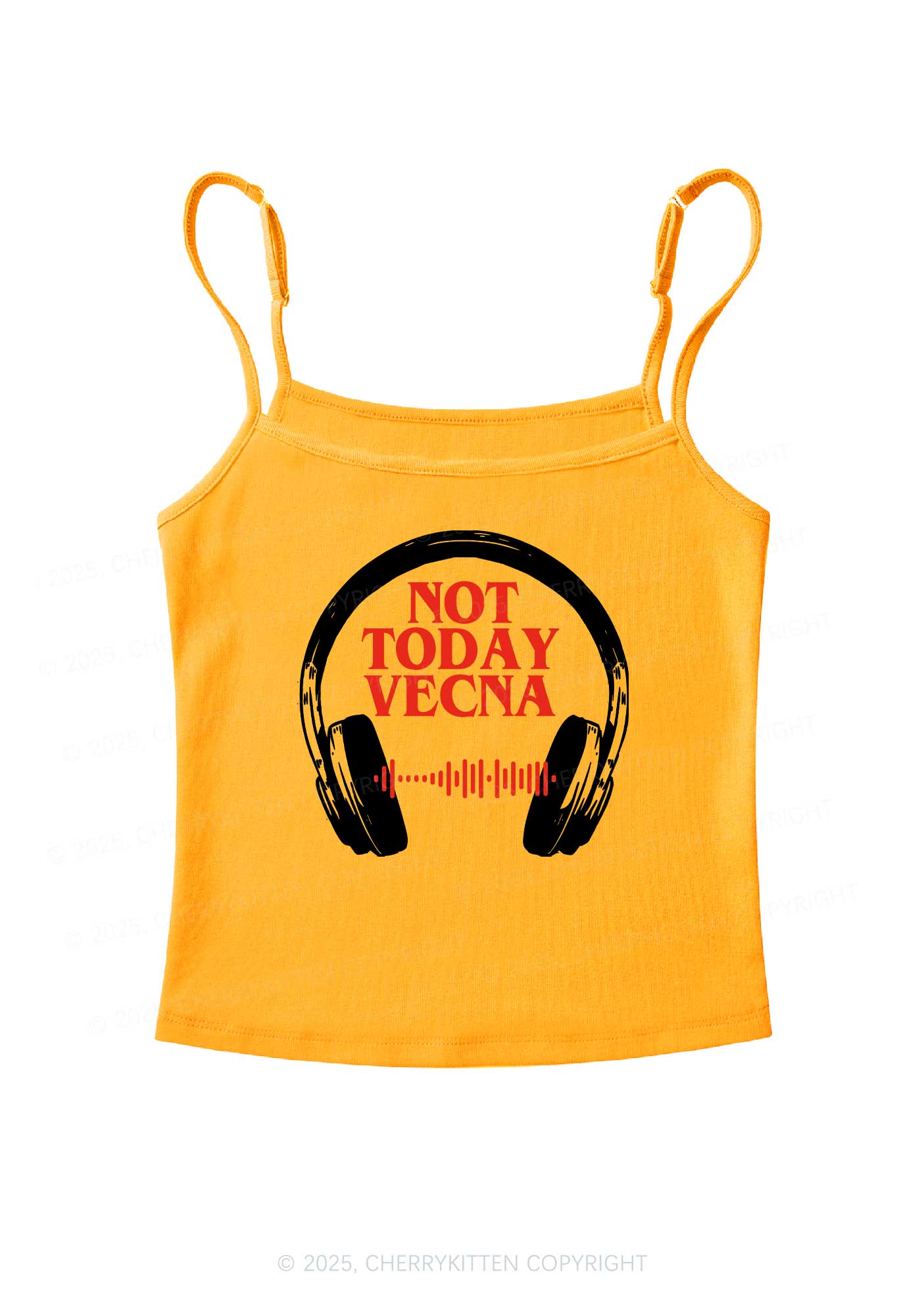 Custom Spotify Code Not Today Y2K Spaghetti Strap Cami Cherrykitten