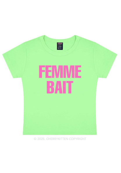 Femme Bait Y2K Baby Tee Cherrykitten