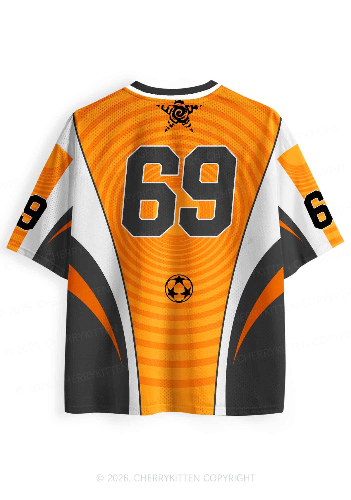Orange Gingers Fxxk Better Y2K Sport Jersey Shirts Cherrykitten