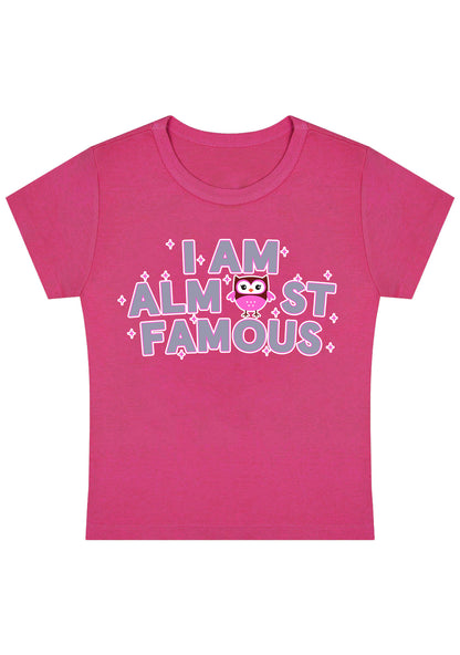 Curvy I Am Almost Famous Baby Tee
