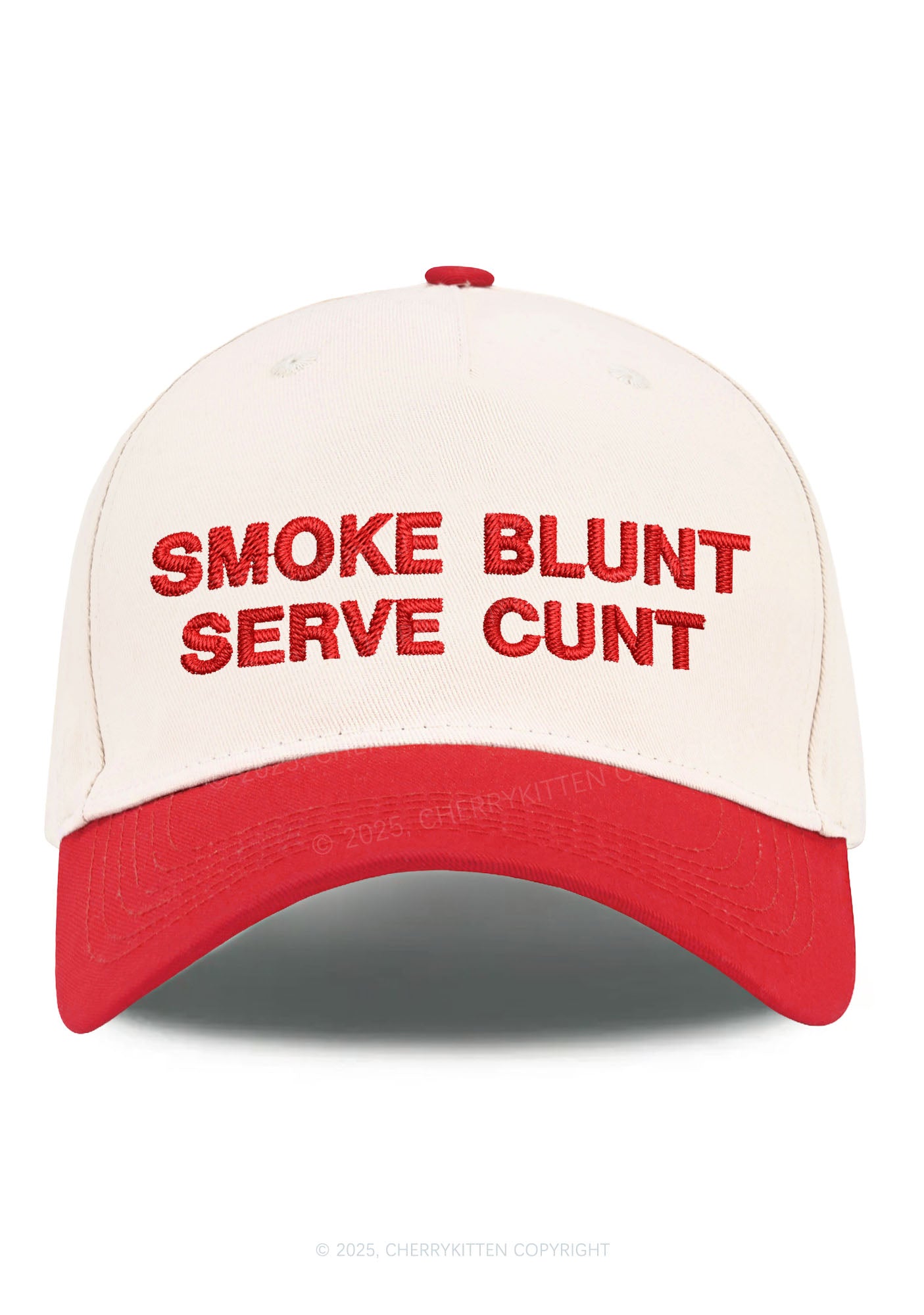 Smoke Blunt Y2K Color Block Baseball Cap Cherrykitten