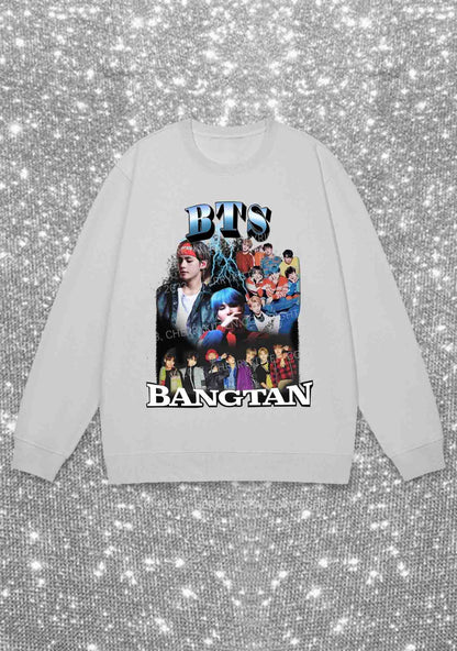 Lightning Bangtan Kpop Y2K Sweatshirt Cherrykitten