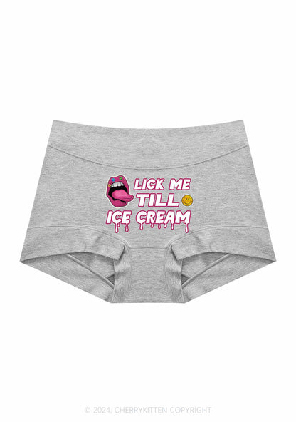 Lick Me Y2K Mid Rise Waist Boyshort Cherrykitten