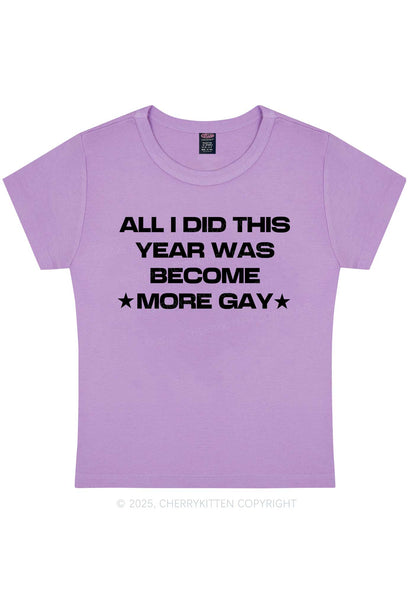 Become More Gay Pride Y2K Baby Tee Cherrykitten