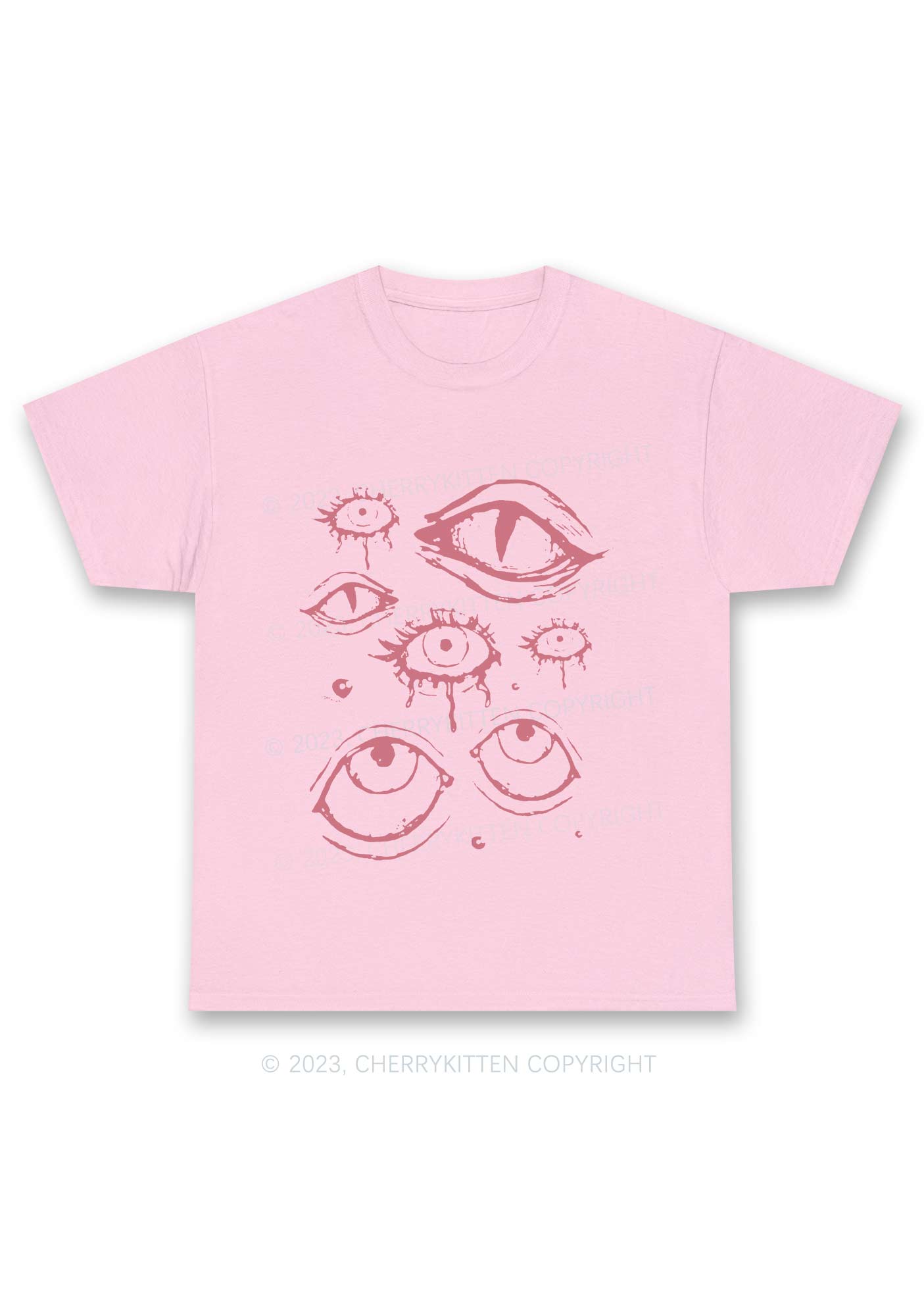 The Eyes Chunky Shirt Cherrykitten