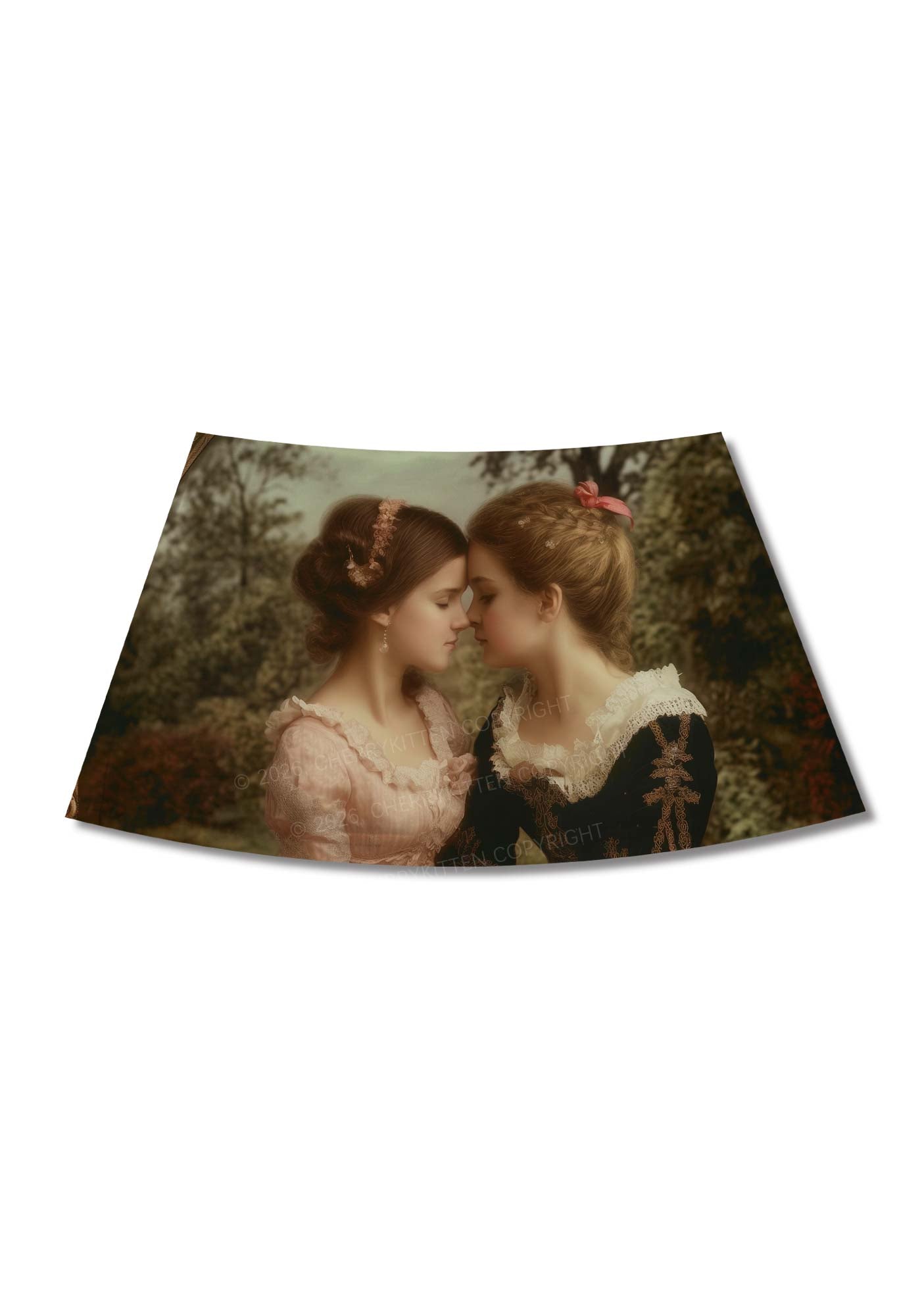Whispers Girls Pride Y2K Print Mini Skirt Cherrykitten