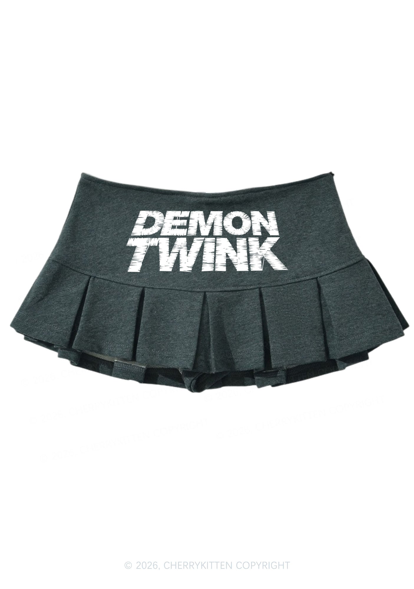 Demon Twink Pride Y2K Mini Pleated Skirts Cherrykitten