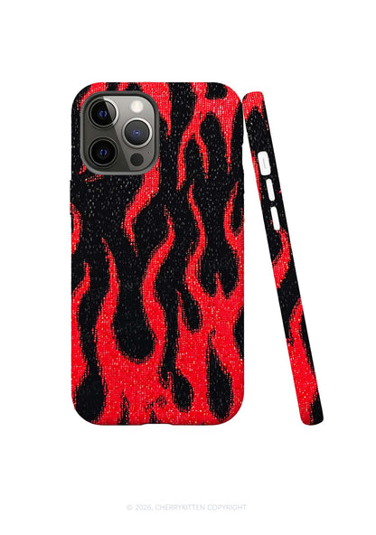 Red Flame Y2K Phone Case Cherrykitten