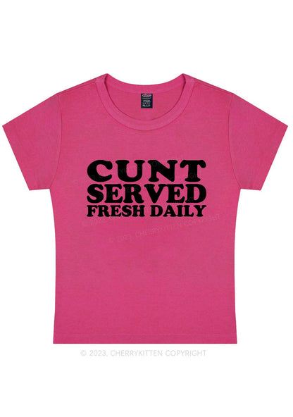 Curvy Fresh Daily Y2K Baby Tee Cherrykitten