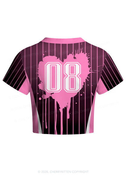Halloween No You Hang Up Y2K Crop Football Jersey Shirts Cherrykitten