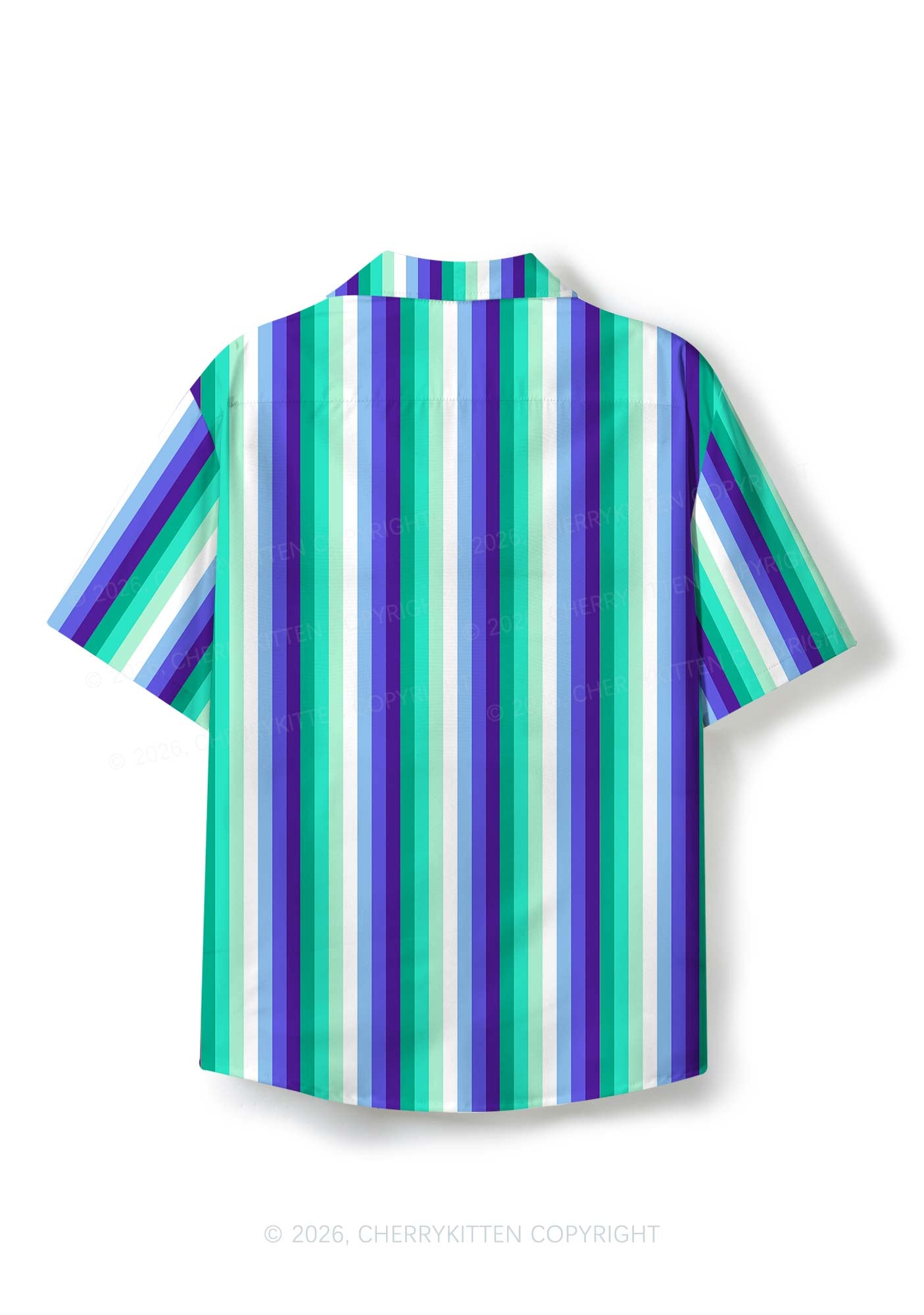 Gay Flag Pride Y2K Print Hawaiian Shirt Cherrykitten