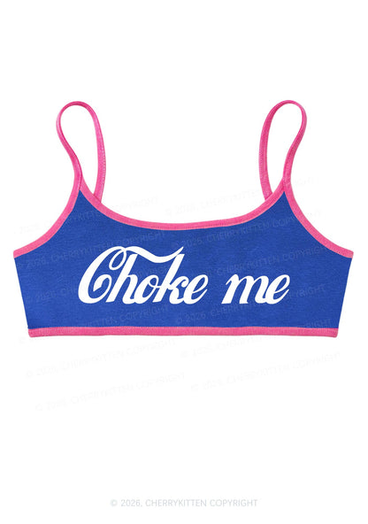 Choke Me Y2K Super Crop Cami Cherrykitten