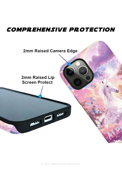 Alpha Male Unicorn Butterfly Y2K Phone Case Cherrykitten