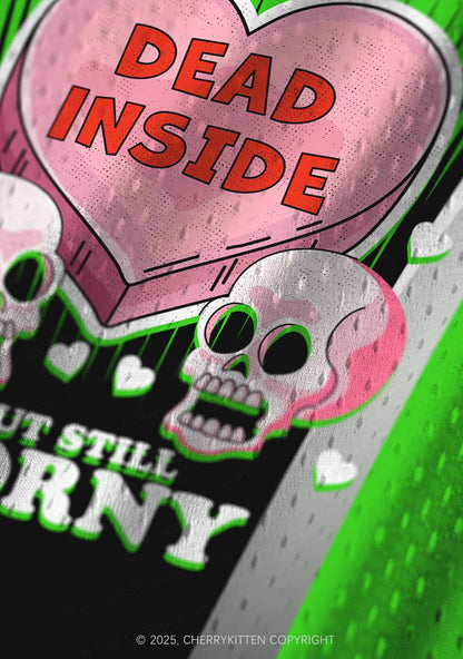 Custom Halloween Skulls Dead Inside Y2K Sport Jersey Tank Cherrykitten