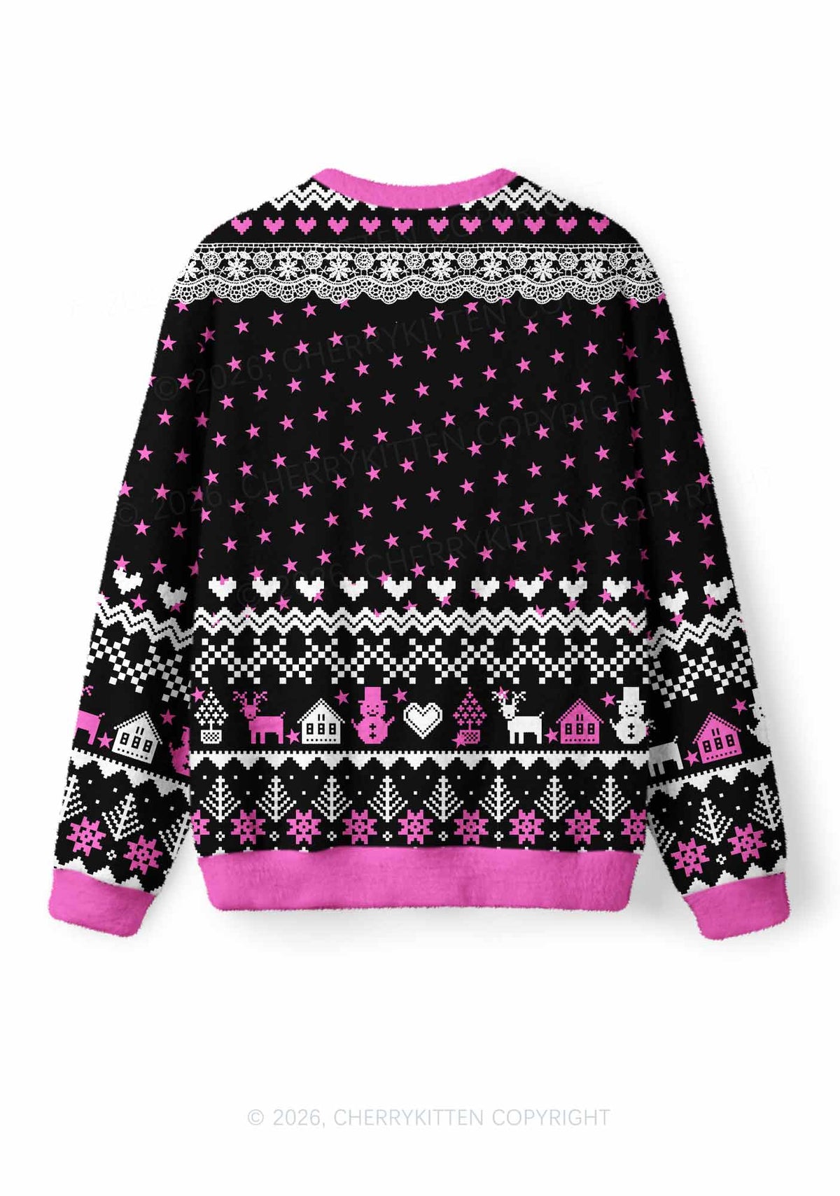 Future Mxxf Y2K Christmas Knit Sweatshirt Cherrykitten