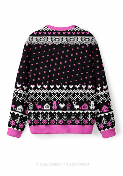 Future Mxxf Y2K Christmas Knit Sweatshirt Cherrykitten
