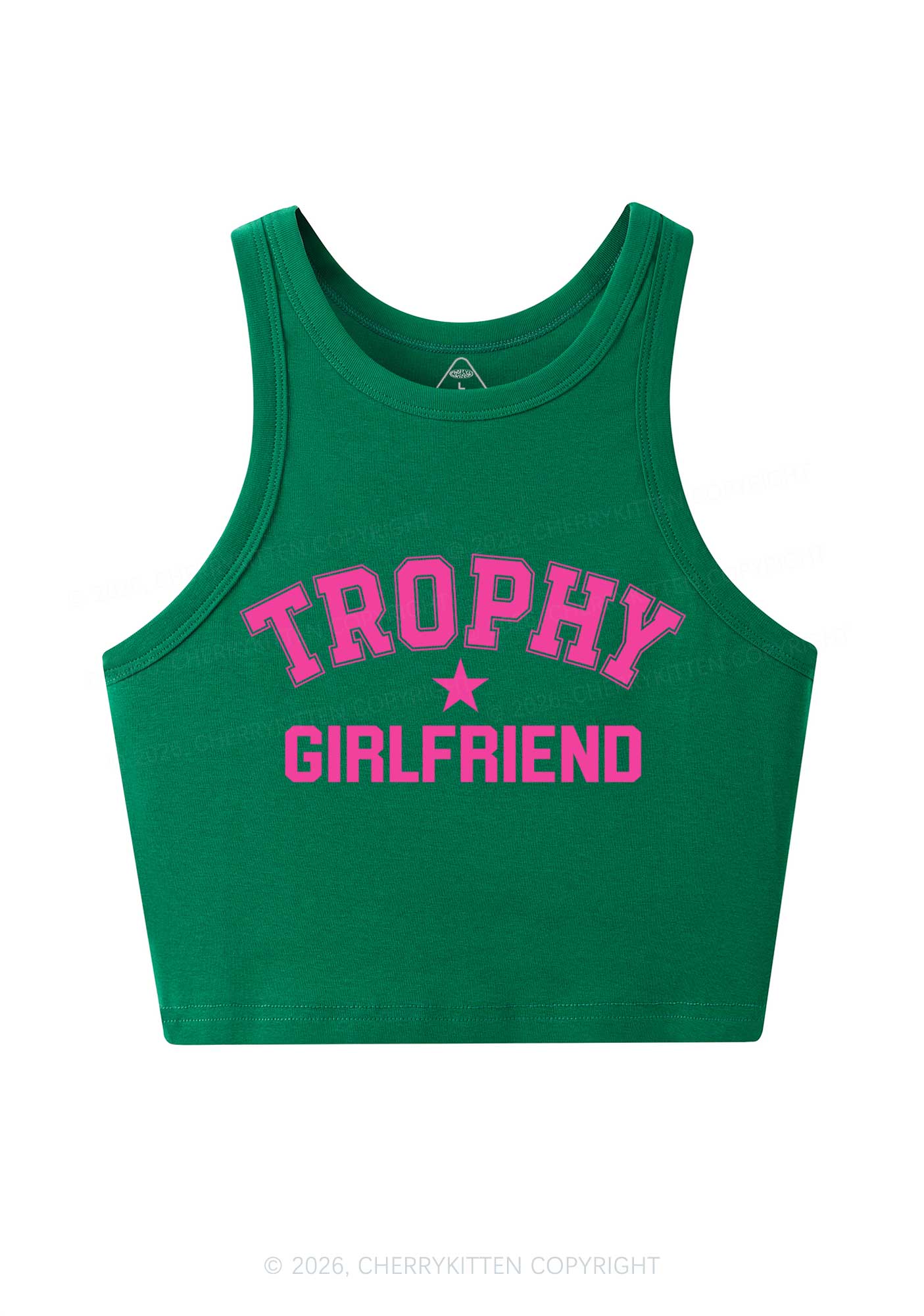 Trophy Girlfriend Y2K Crop Tank Top Cherrykitten