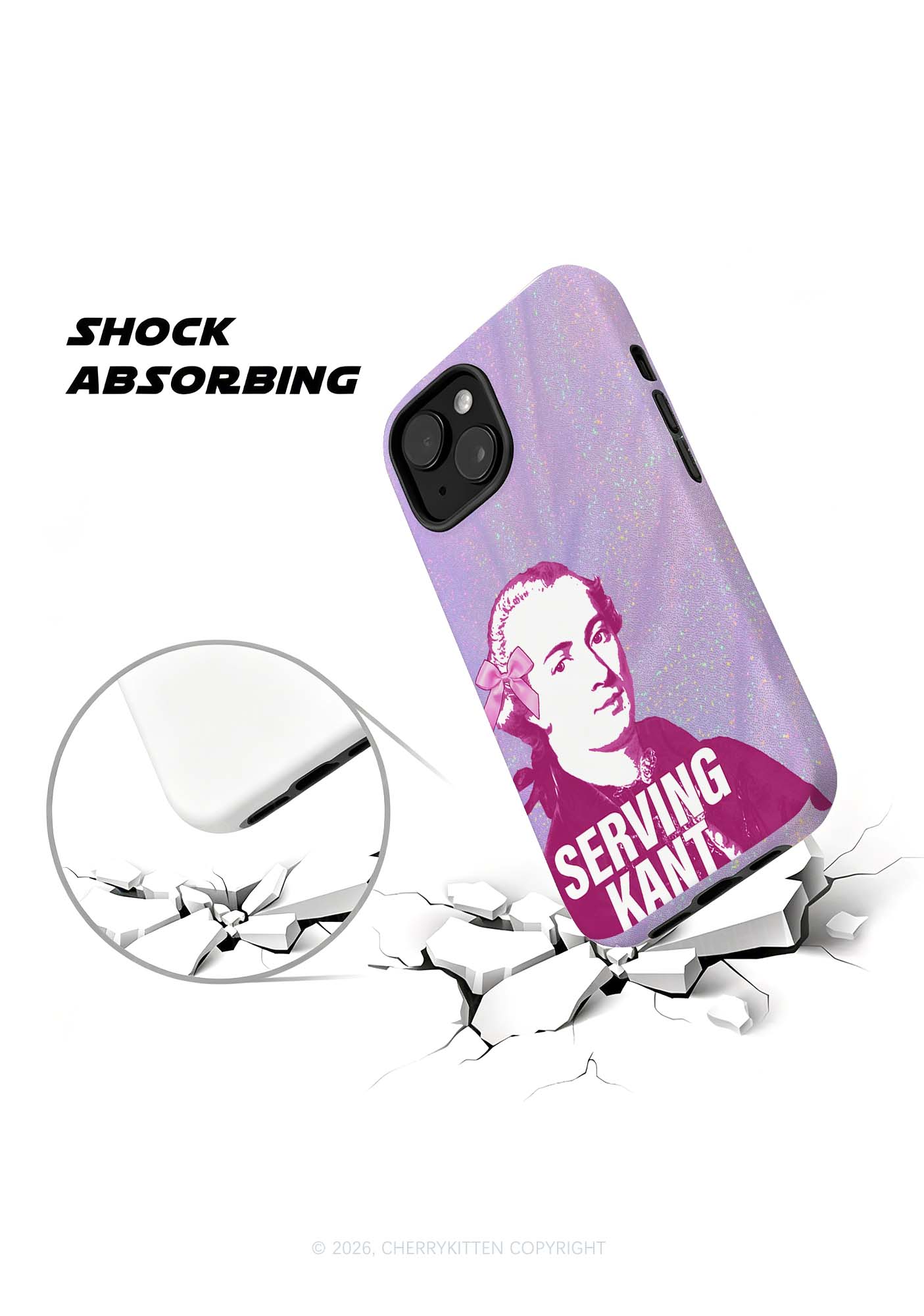 Serving Kant Y2K Phone Case Cherrykitten