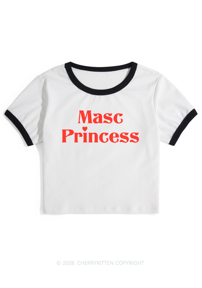 Masc Princess Pride Y2K Ringer Tee Cherrykitten