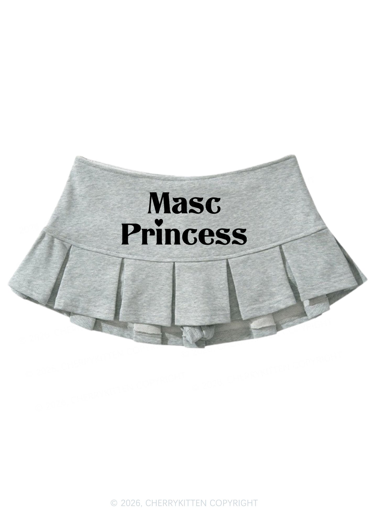 Masc Princess Pride Y2K Mini Pleated Skirts Cherrykitten