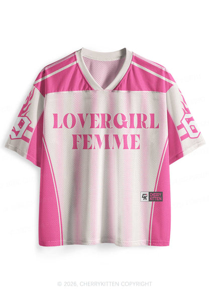 Lovergirl Femme Pride Y2K Sport Jersey Shirts Cherrykitten