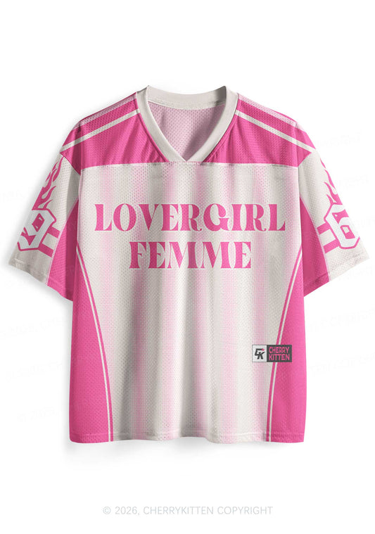 Lovergirl Femme Pride Y2K Sport Jersey Shirts Cherrykitten