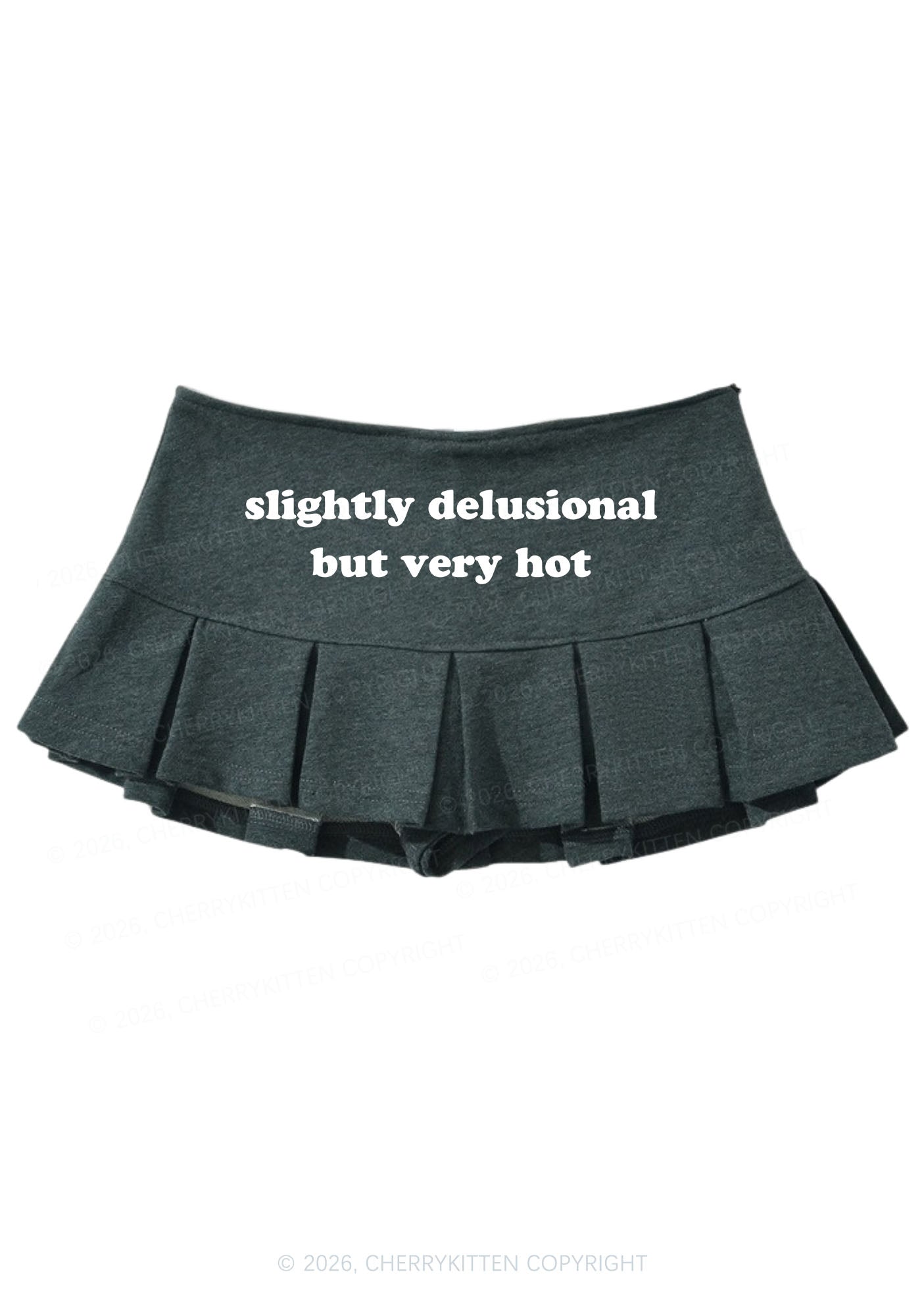 Slightly Delusional But Very Hot Y2K Mini Pleated Skirts Cherrykitten