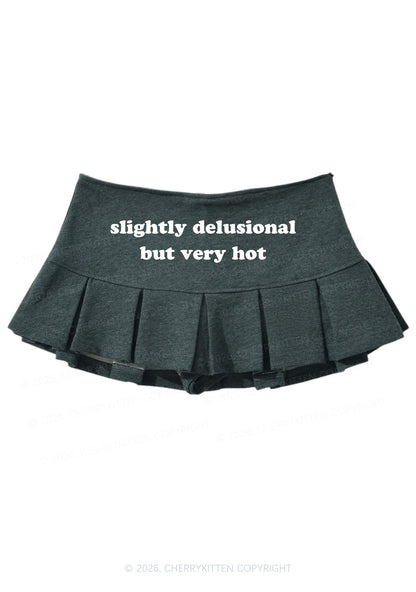 Slightly Delusional But Very Hot Y2K Mini Pleated Skirts Cherrykitten